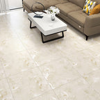Home Vinyl flooring Peel and Stick Marble look square PVC floor coverings for the living room