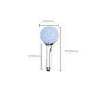 Contemporary Handheld Shower Head Adjustable Spray Pattern Silver Shower Head