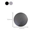 304 stainless steel shower head Standard spray pattern Fixed shower head