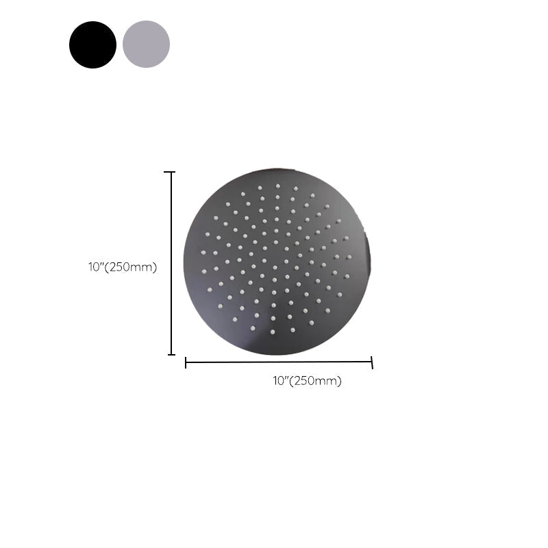 304 stainless steel shower head Standard spray pattern Fixed shower head