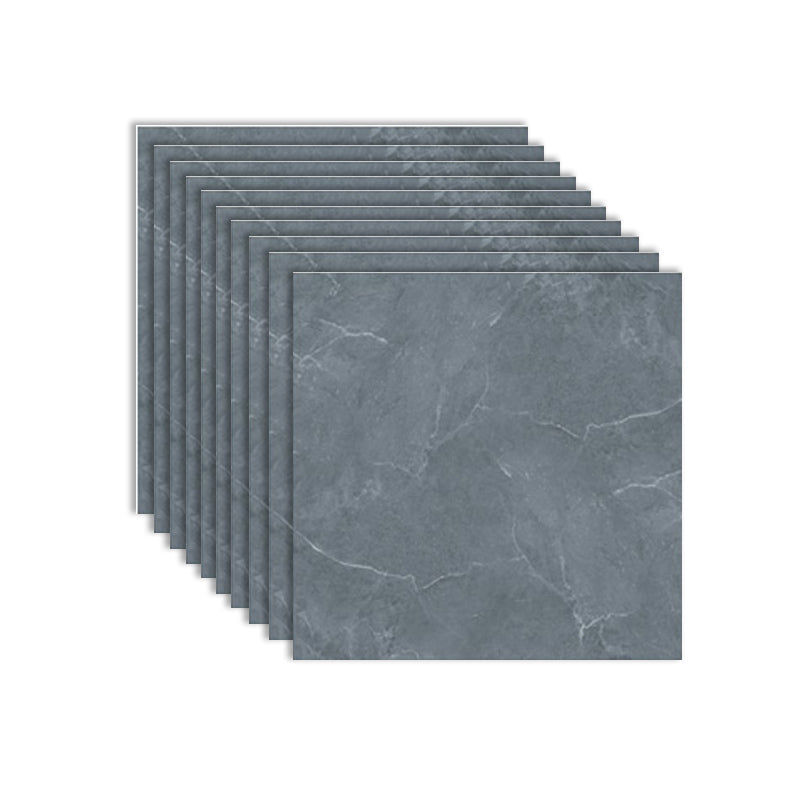 Modern PVC Peel and Stick Tile Floor Marble Look Mold Resistant Vinyl Tiles
