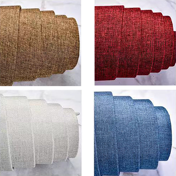 Modern Style Linen Wall Panel Living Room Removable Wall Covering