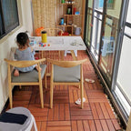 Modern Style Square Wood Floor Corrosion-Resistant Outdoor Wood Floor