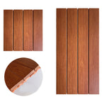 Modern Style Square Wood Flooring Corrosion Resistant Outdoor Wood Flooring