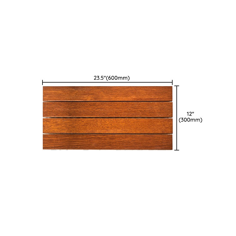 Modern Style Square Wood Flooring Corrosion Resistant Outdoor Wood Flooring