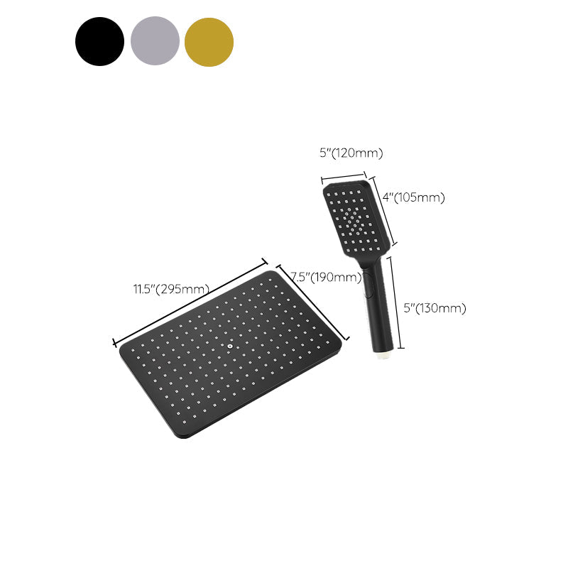 Shower Combo 3 Settings Adjustable Spray Pattern Handheld Shower