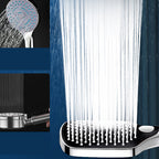 Handheld Shower Head 3 Settings Adjustable Spray Pattern Shower Head