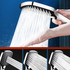 Handheld Shower Head 3 Settings Adjustable Spray Pattern Shower Head