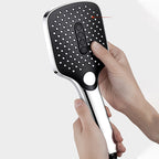 Handheld Shower Head 3 Settings Adjustable Spray Pattern Shower Head
