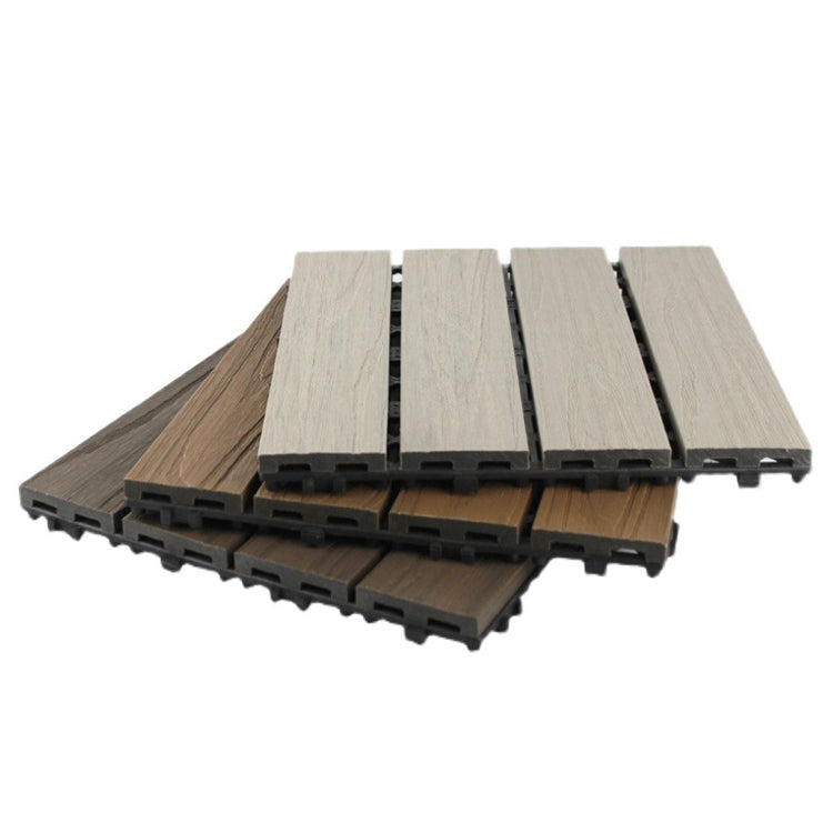 Deck Plank drilled hardwood tiles exterior flooring
