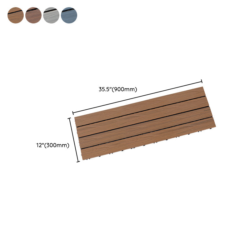 Deck Plank drilled hardwood tiles exterior flooring
