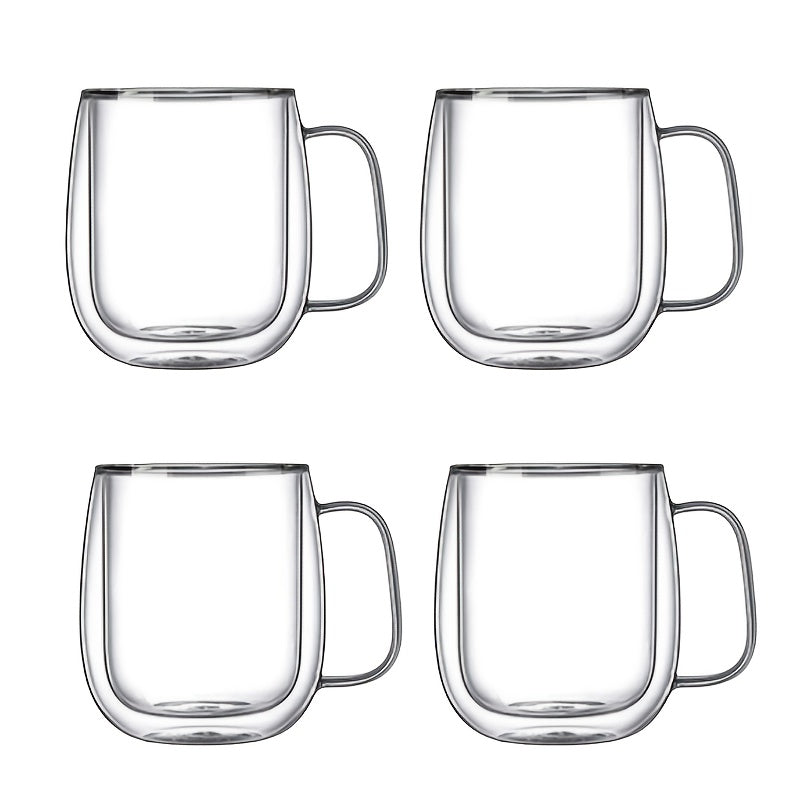 ThermoSip Double-walled Glass Mug – Borosilicate Glass, Heat Resistant & Elegant