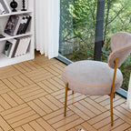 Modern Style WPC Flooring Corrosion Resistant Square Wood Floor