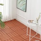 Modern Style WPC Flooring Corrosion Resistant Square Wood Floor