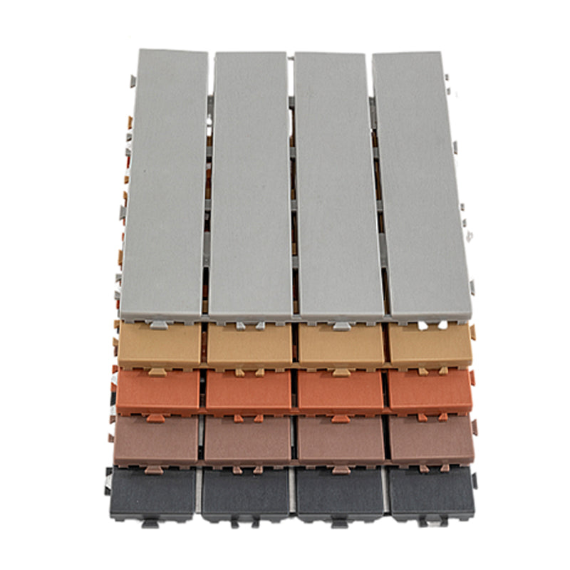 Modern Style WPC Flooring Corrosion Resistant Square Wood Floor