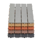 Modern Style WPC Flooring Corrosion Resistant Square Wood Floor