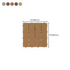Modern Style WPC Flooring Corrosion Resistant Square Wood Floor