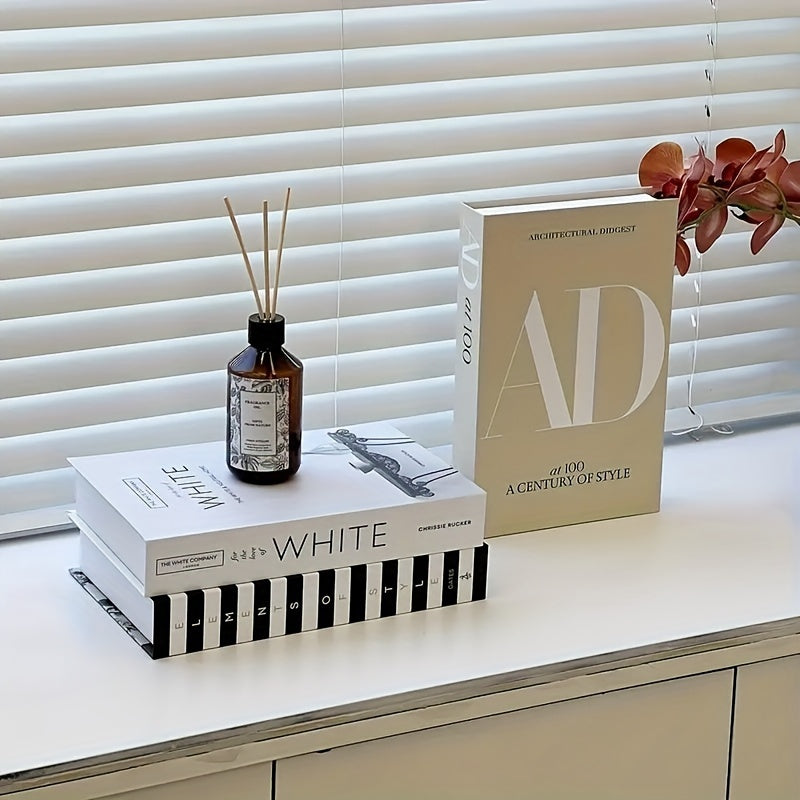 ChicDecor - Set of 3 Elegant Books for Interior Style