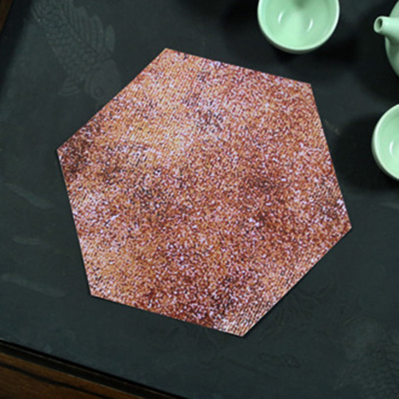 Peel & Stick Tiles Stain Resistant Hexagonal Plastic Peel & Stick Tiles 20-Pack
