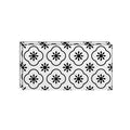 Single Tile Wallpaper Peel and Stick Wall Tile with Rectangular Shape
