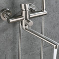 Bathroom Bathtub Faucet Lever Handheld Shower Bathtub Faucet