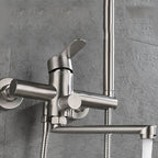 Bathroom Bathtub Faucet Lever Handheld Shower Bathtub Faucet
