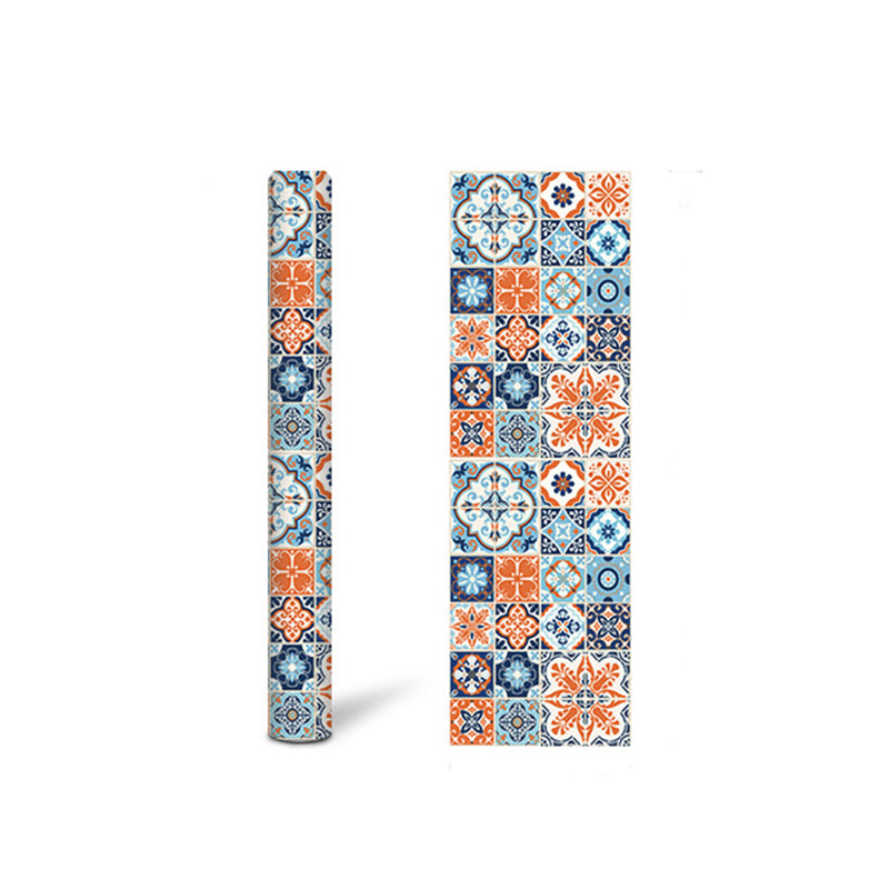 Modern Vinyl Plank Flooring Porcelain Tile Look Self-adhesive PVC Flooring