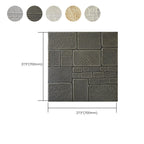 Modern Wall Covering 3D Brick Peel and Stick Waterproof Wall Covering
