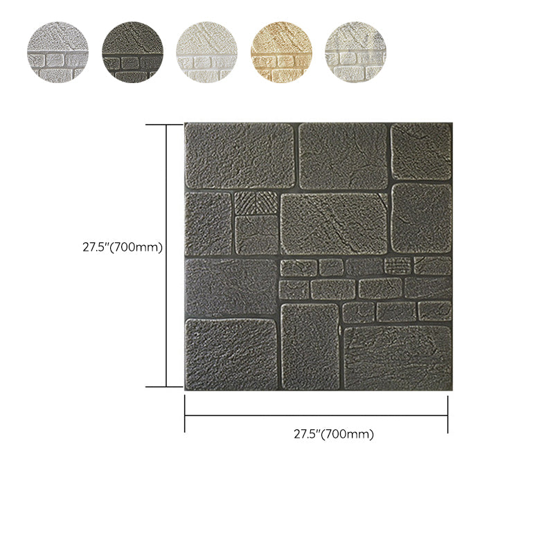 Modern Wall Covering 3D Brick Peel and Stick Waterproof Wall Covering
