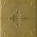Interior Wall Cladding 3D Floral Print Peel and Stick Waterproof Wall Panels