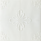 Interior Wall Cladding 3D Floral Print Peel and Stick Waterproof Wall Panels