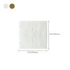 Interior Wall Cladding 3D Floral Print Peel and Stick Waterproof Wall Panels