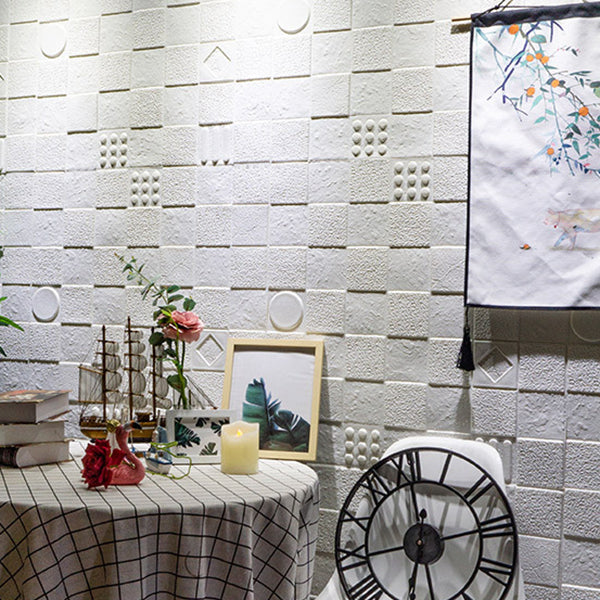 Home Interior Wall Panel 3D Printed Brick Peel and Stick Wall Covering