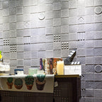 Home Interior Wall Panel 3D Printed Brick Peel and Stick Wall Covering