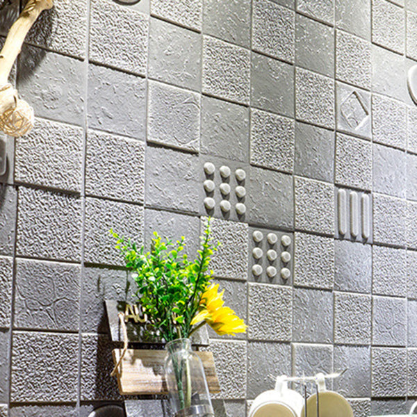 Home Interior Wall Panel 3D Printed Brick Peel and Stick Wall Covering
