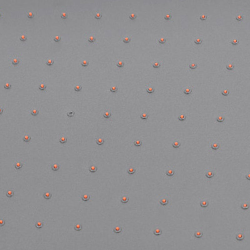 Rectangular Gray Showerhead Combo Standard Spray Pattern Showerhead