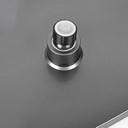 Modern Gray Showerhead Combo Standard Spray Pattern Rectangular Large Showerhead