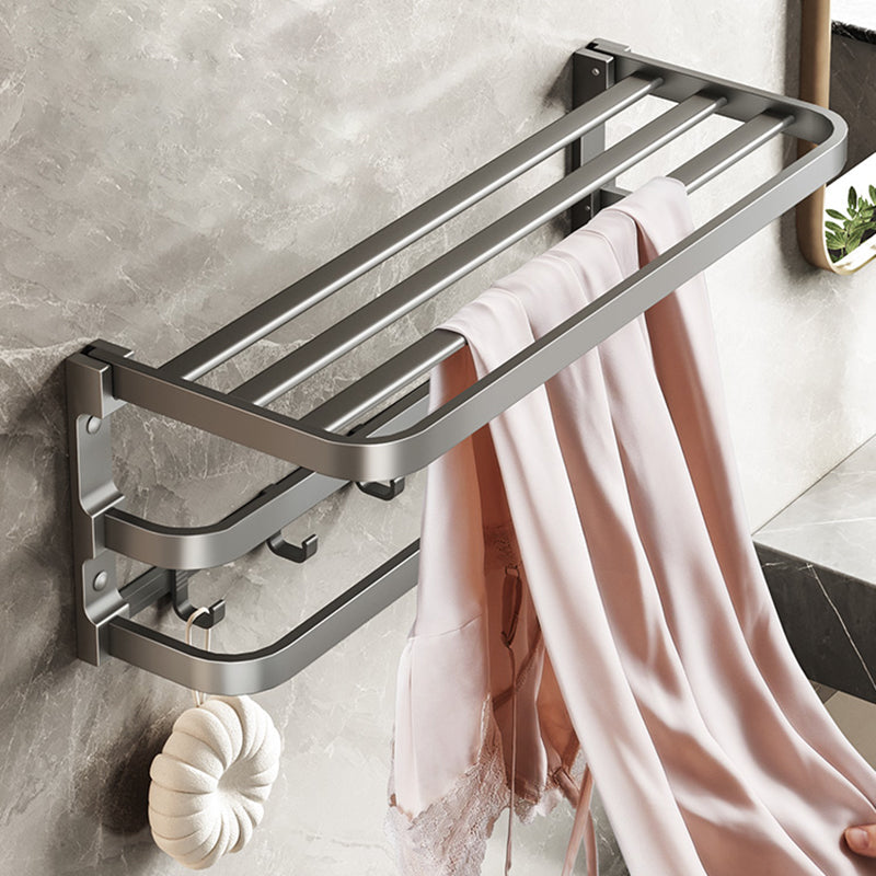 Traditional bathroom accessory as a single piece or in a set in grey