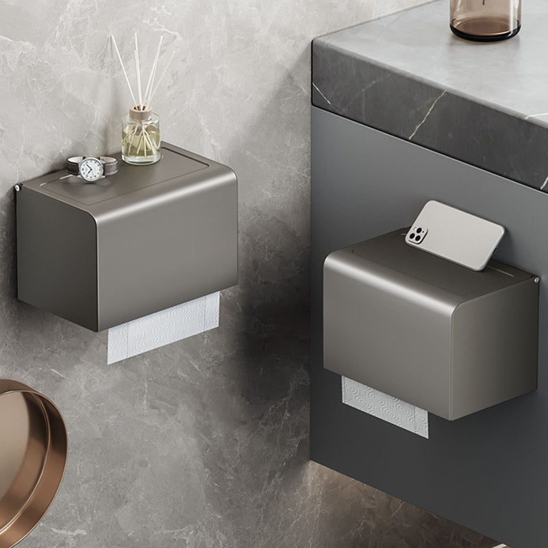 Traditional bathroom accessory as a single piece or in a set in gray