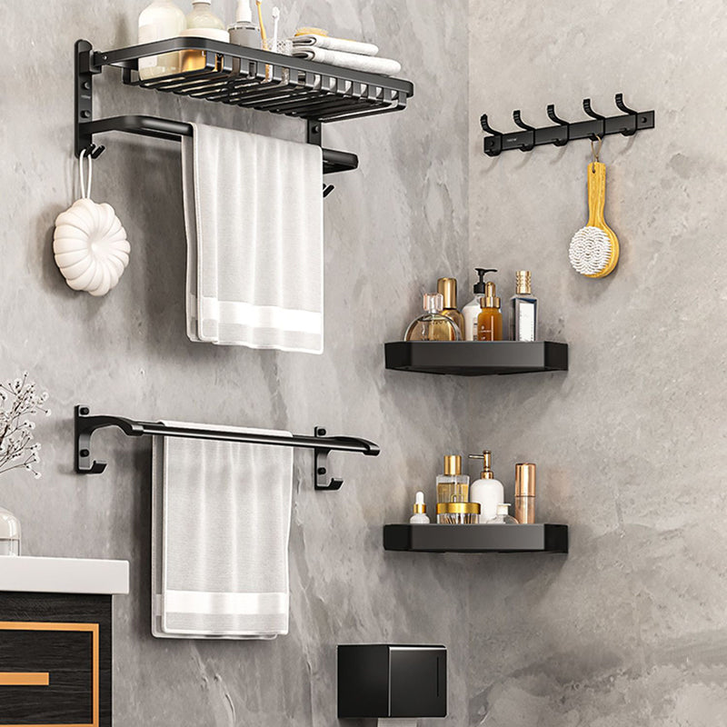 Traditional black bathroom accessories single or in set