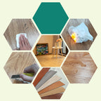 Peel and Stick PVC flooring Smooth Wood Look Vinyl flooring for living room