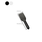 Rectangular Large Shower Head Standard Spray Pattern Shower Head
