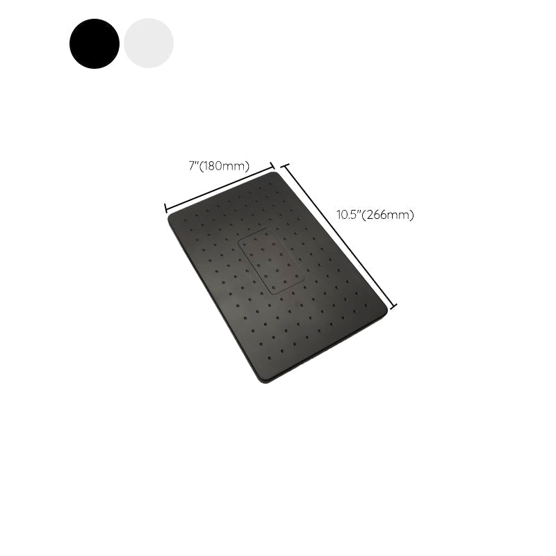 Rectangular Large Shower Head Standard Spray Pattern Shower Head