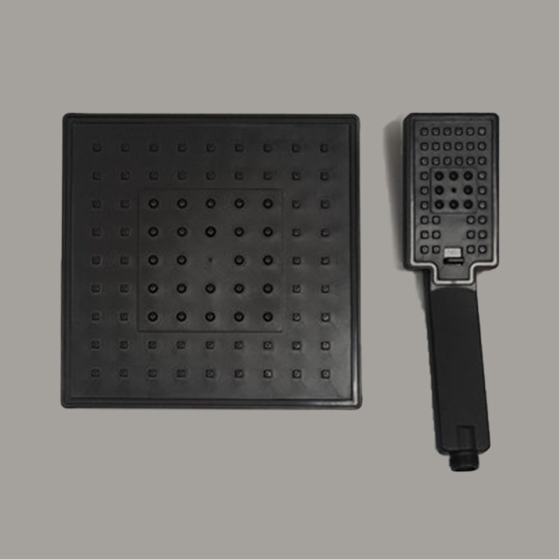 Square Shower Head Combination Standard Spray Pattern with Hand Shower