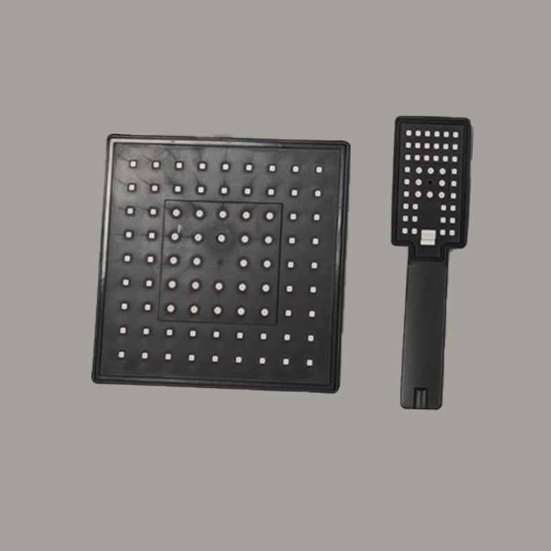 Square Shower Head Combination Standard Spray Pattern with Hand Shower