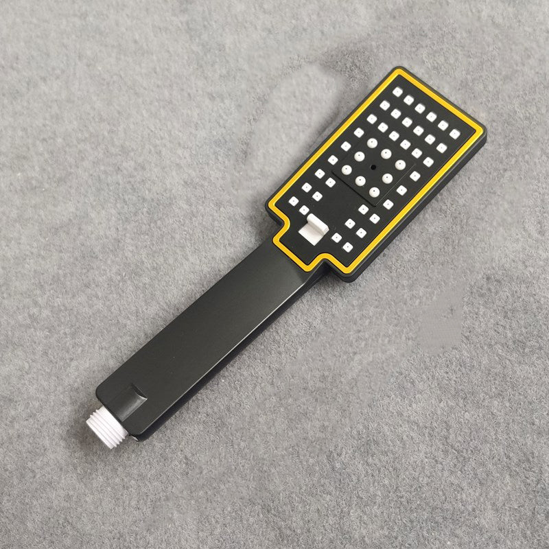 Square Shower Head Combination Standard Spray Pattern with Hand Shower