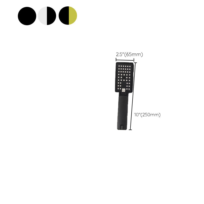 Square Shower Head Combination Standard Spray Pattern with Hand Shower