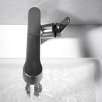 Bathroom vessel faucet high arc three-way spout single-handle faucet with pull-out sprayer