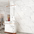 Polygon Field Peel and Stick Back Wall Tile PVC Peel and Stick Tile for the Kitchen