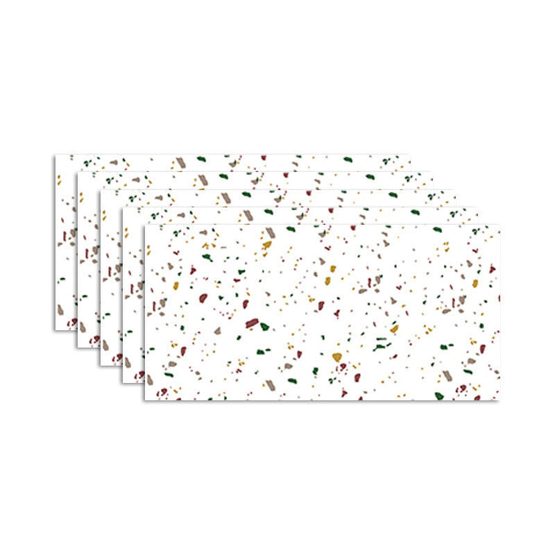 Polygon Field Peel and Stick Back Wall Tile PVC Peel and Stick Tile for the Kitchen